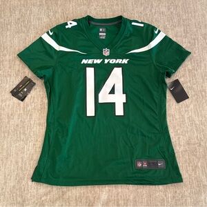 Women’s XL Nike NFL Sam Darnold #14 NY Jets On Field Game Jersey NEW - Green